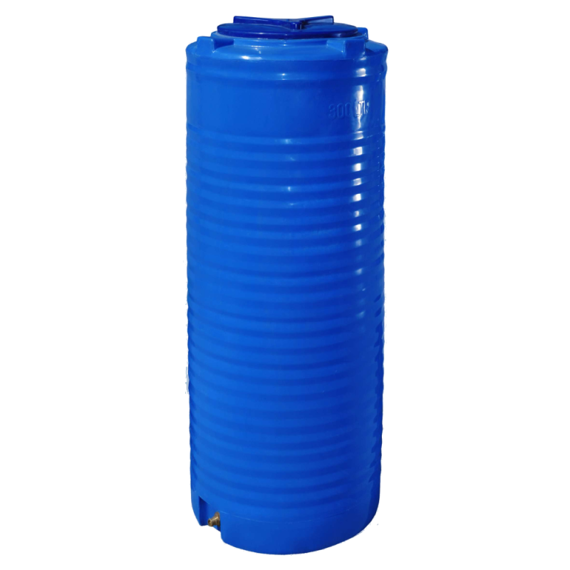 Ємність 300 л вузька вертикальна двошарова Рото Європласт